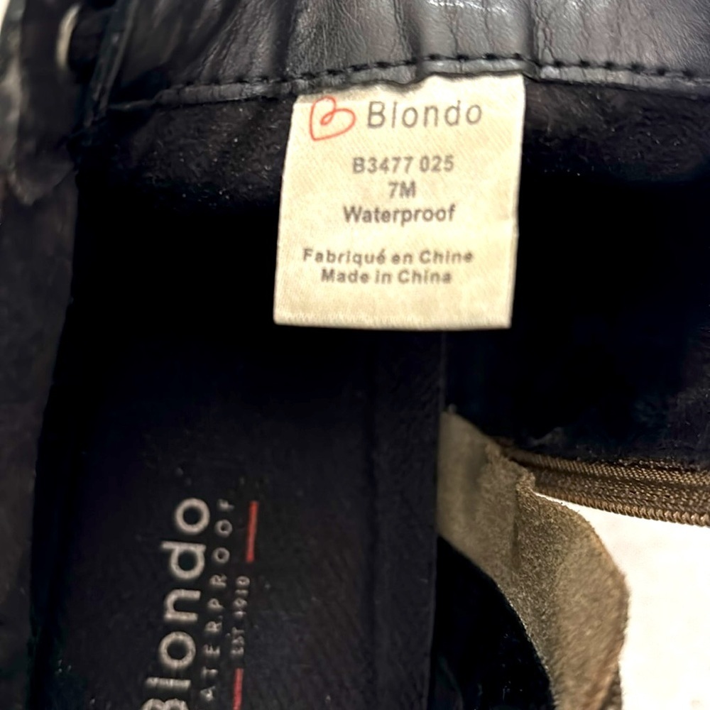 Blonde Goldy Wedge Sneakers, Size 7M, Camouflage & Black - Picture 7 of 7